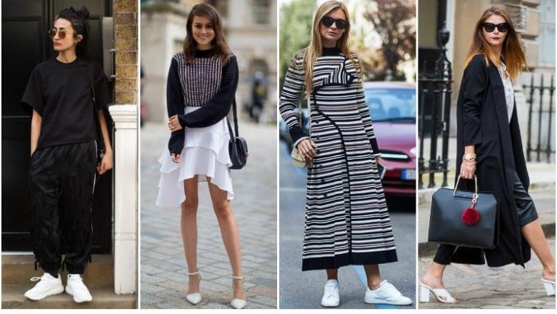  Bayan Trend ; Beyaz Ayakkabı Kombinleri 2017