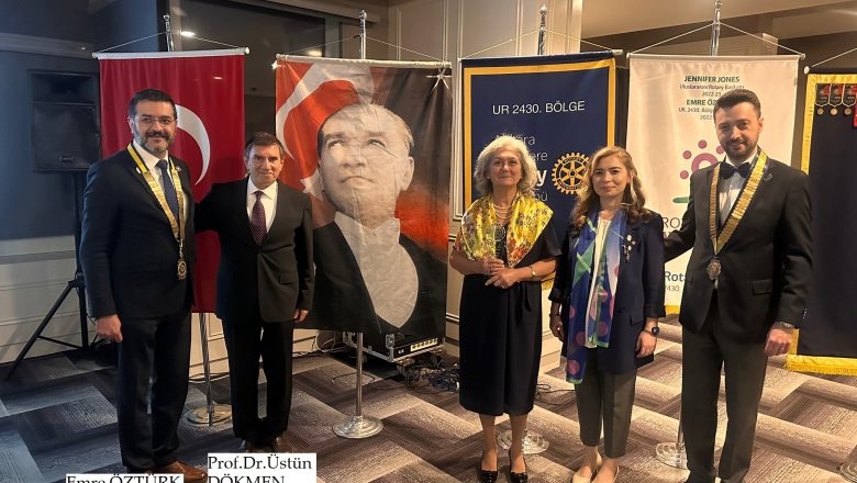  Ankara Kavaklıdere Rotary Kulübü mesleğini topluma hizmet için kullanan psikolog, eğitimci, yazar Sayın Prof. Dr. Üstün DÖKMEN’e Meslek Hizmet ödülü verdi